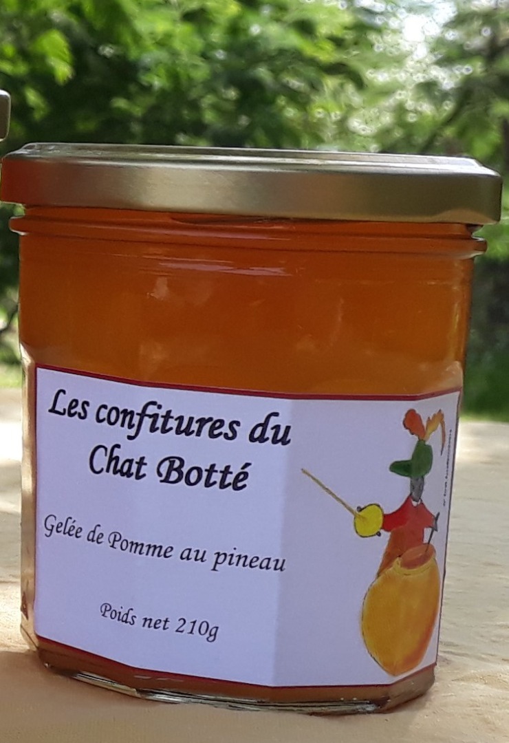 les confitures du Chat Botté - gelée pomme au pineau