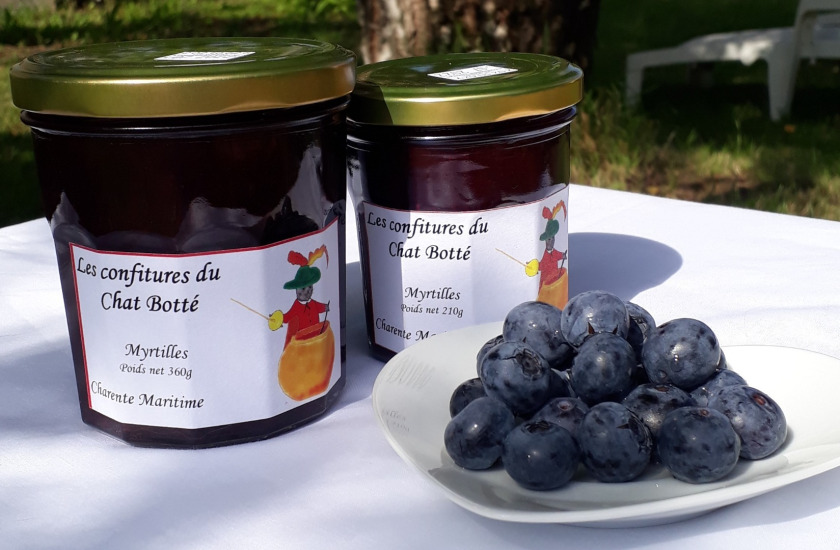 les confitures du Chat Botté - confiture myrtille