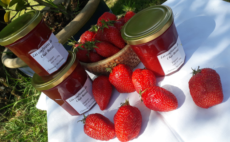 les confitures du Chat Botté - confiture fraise