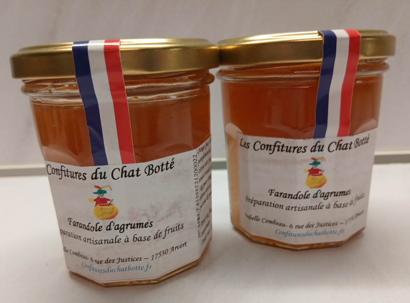 les confitures du Chat Botté - confiture d'agrumes
