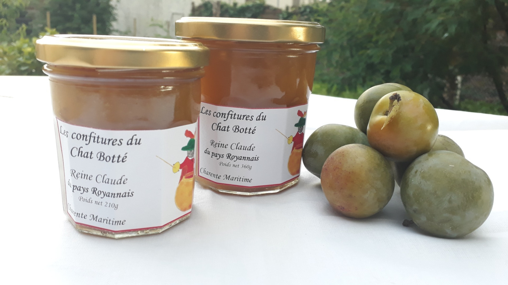 les confitures du Chat Botté - confiture reine claude