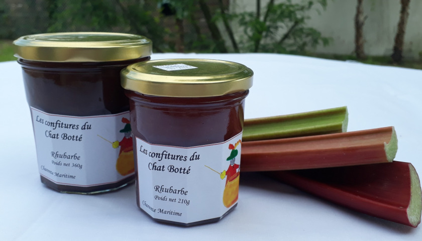 les confitures du Chat Botté - confiture rhubarbe